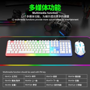 GTX300 Retro Punk Mechanical Keyboard & Mouse Set