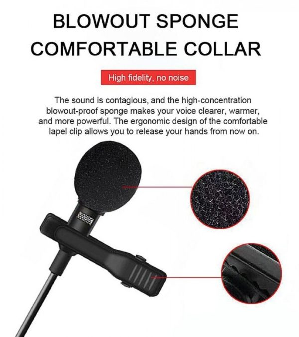 New Collar Mic For Youtube&Tiktok With 2Meter Long Wire And Clip|Best Collar Mic For Youtube,Tiktok,Travelling And Much More|Collar Mic for Tiktok